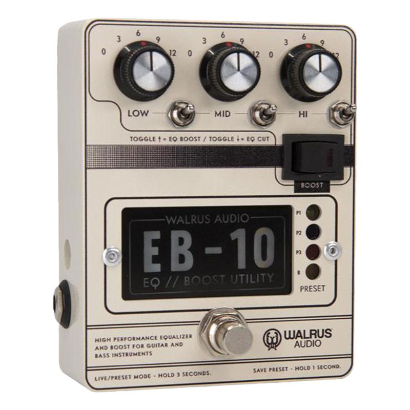 WALRUS AUDIO EB-10电吉他前级激励均衡推子增益EQ单块专业效果器