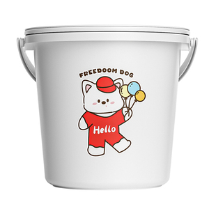 卡通水桶手提加厚洗衣桶学生宿舍用带脸盆家用大号圆桶洗澡装水桶