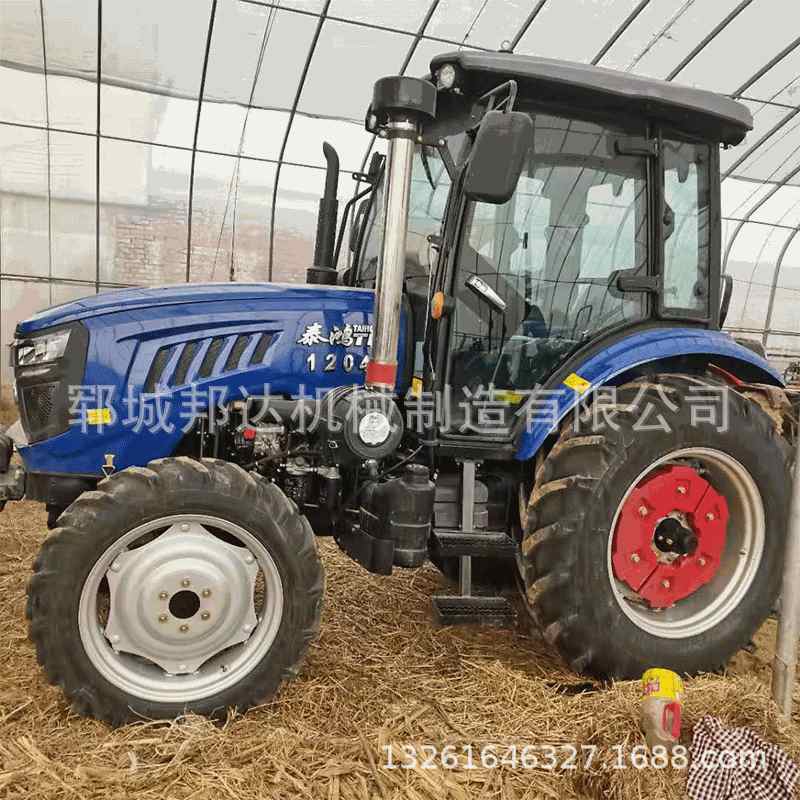 农用收割机小型四轮犁田拖拉机果园秸秆还田机扎草收割四轮拖拉机