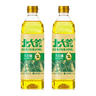 北大荒非转基因大豆油食用油一级900mL*2瓶家用营养食用油
