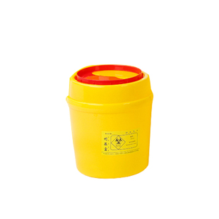 医疗利器盒方形锐器盒一次性黄色圆形小锐器筒针头废物垃圾桶包邮