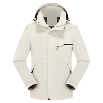 冲锋衣定制logo工作服三合一外套