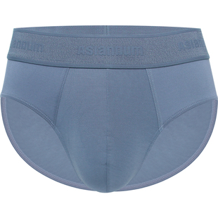 莫代尔男士三角内裤 舒适质感 双层囊袋 宽边中腰简约风格