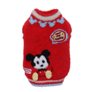 迪士尼狗狗衣服节日氛围毛衣