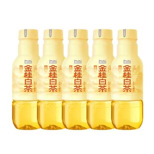那川 金桂白茶无糖纯茶饮料 原叶萃取500ml*5瓶 0糖0卡解渴饮品