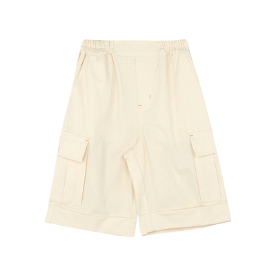 utouto秋季翻边工装裤