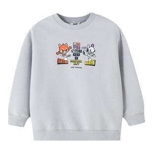 【联名款-安东&马文】安奈儿童装男童长袖卫衣秋新款卡通宽松