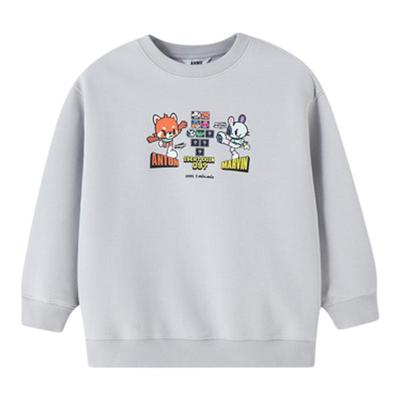 【联名款-安东&马文】安奈儿童装男童长袖卫衣秋新款卡通宽松