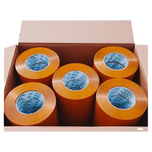 米黄不透明胶带大卷黄色封箱胶带快递打包封口包装胶布纸6cm宽