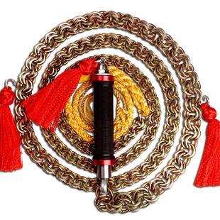 悟言虹鞭子响鞭健身甩鞭钢鞭麒麟鞭健身鞭大全弹簧垫鞭子初学铁鞭