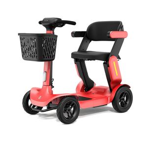 皮皮熊双电池款高端老人代步车智能可折叠老年四轮电动车手机智联