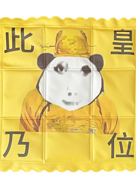搞怪皇帝龙图此乃皇位坐垫冰垫夏季降温学生宿舍办公室清凉屁垫子
