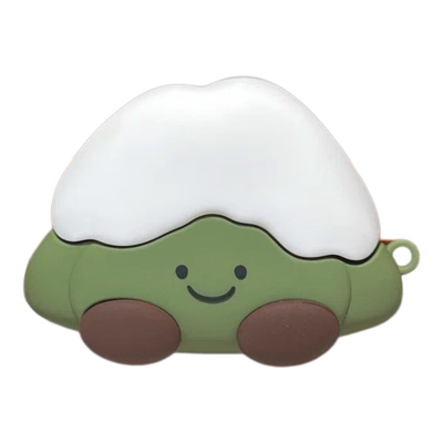 创意抹茶绿雪山适用华为耳机壳