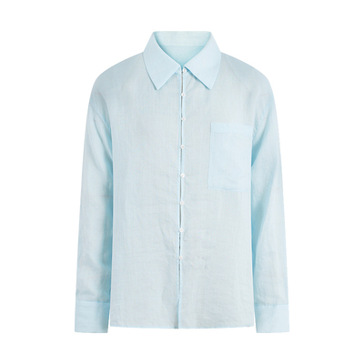 HeyDress高织苎麻宽松衬衫