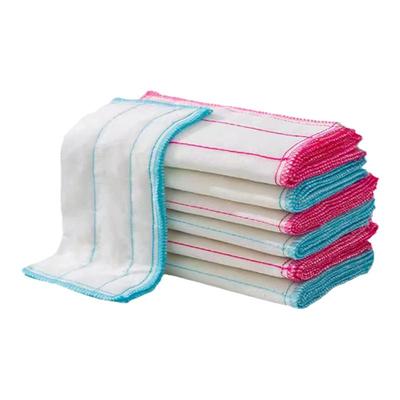 洗碗布不沾油易清洗棉纱抹布吸水不掉毛厨房专用刷碗巾家用清洁巾