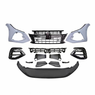 适用于18-25款大众CC Rline前杠中网改装 海外猎装版Arteon大包围