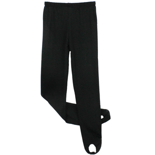 儿童舞蹈裤女童练功裤连裤袜黑色打底裤秋冬加绒踩脚裤健美脚蹬裤