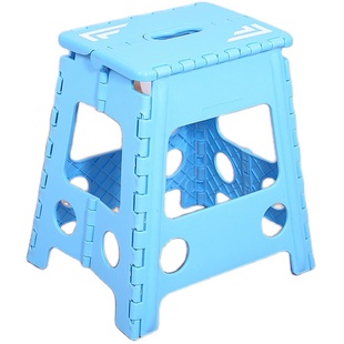 加厚折叠凳塑料便携式椅子高凳子家用餐椅浴室凳成人板凳户外马扎