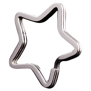 304不锈钢钥匙圈环小圈环圆圈铁圈扁平圈DIY车钥匙扣链钥匙环配件