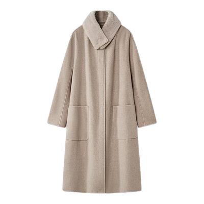 【鄂尔多斯山羊绒】Laurel劳芮新款水貂领长大衣LWL364D02300