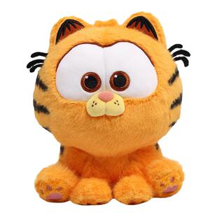 正版小加菲猫橘胖猫公仔毛绒玩具电影加菲猫同款猫咪玩偶生日礼物