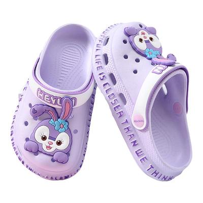 女童洞洞鞋儿童拖鞋夏季女孩防滑宝宝沙滩鞋中大童女宝室内凉拖鞋