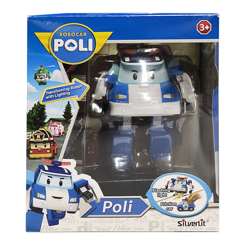 POLI变形警车珀利警长机器人玩具