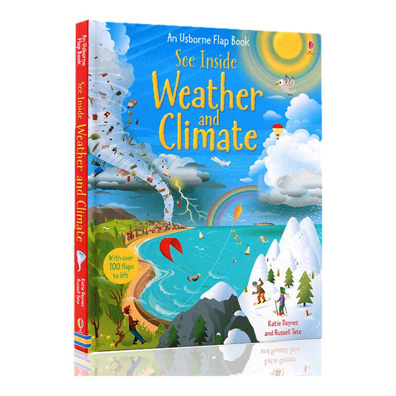 Usborne 看里面系列 揭密天气See Inside Weather and Climate 英文原版绘本 科普立体翻翻书 天气与气候 纸板书 大开