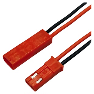 SYP2P/JST对插线2P拔式连接带线LED公母插头线空中连线接头端子线