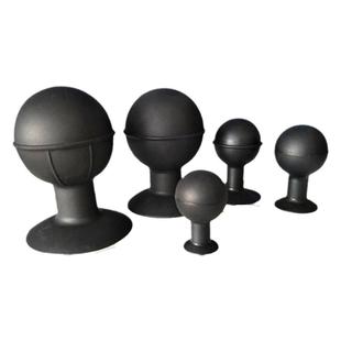 英航无痕防静电黑色真空吸球丝印硅胶真空吸盘镜片吸取吸笔厂家