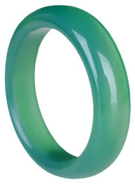 多色玛瑙戒指窄版红白黄黑绿粉色