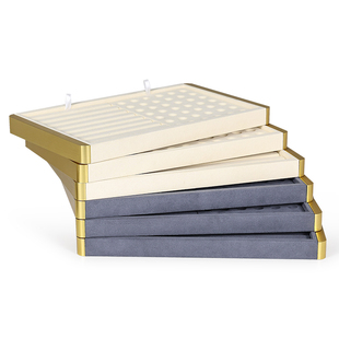 金属钻石珠宝展示托盘裸石圆珠看货盘珍珠手串阶梯饰品收纳陈列盘