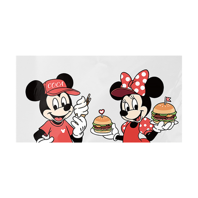 米奇油烟贴纸灶台墙面瓷砖装饰贴