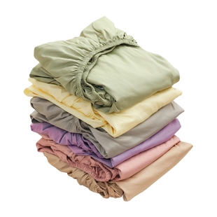 花花造梦 莫兰迪纯色60支长绒棉床单床笠床垫罩全棉贡缎丝滑裸睡