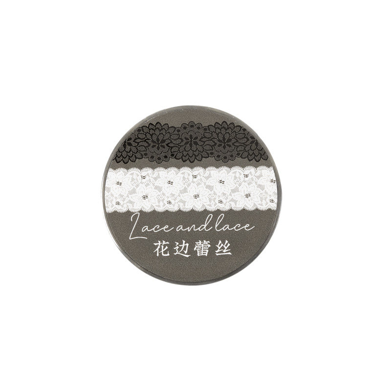 胶带pet蕾丝刺绣花边套装黑白ins