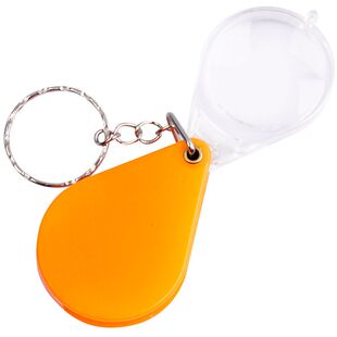 手持式钥匙扣放大镜高清老人阅读看手机小字药品说明书口袋扩大镜