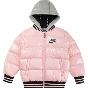 Nike/耐克正品休闲小童时尚潮流运动保暖短款羽绒服 DB7075-654