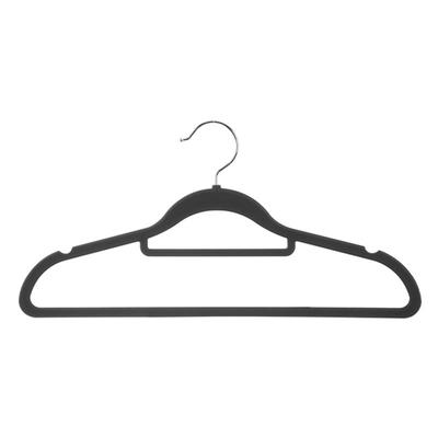 霜山家用纤薄防滑PET橡胶衣架