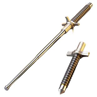 甩棍车载防身合法自卫武器甩棒实心三节伸缩棍狗打棒收缩用品防狼