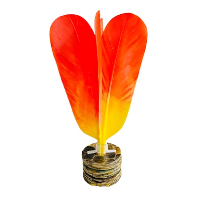 南派花毽全蟒皮蛇皮打磨毽子