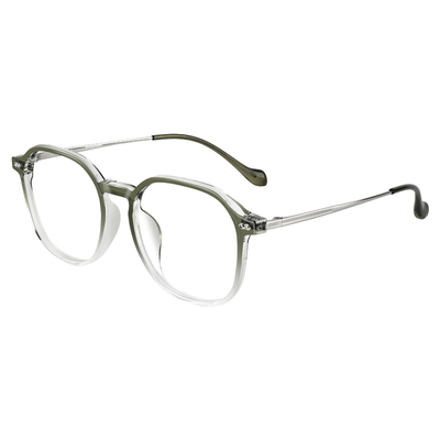 显白冷茶色大框眼镜女超轻钛架