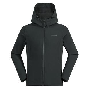 拓路者户外透气连帽软壳衣女春秋加绒高弹运动外套防泼水登山服女