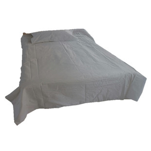 酒店宾馆旅馆医院养老院按摩床单三四件套布草全棉涤棉三菱花黄白