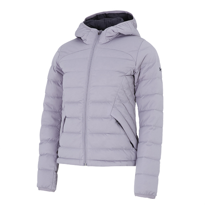 安德玛官方正品女款上衣冬季新款 Packable Down训练服紫色羽绒服