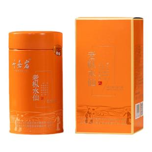 叶嘉岩武夷岩茶老枞水仙茶叶兰花香乌龙茶口粮茶铁罐装送礼茶100g