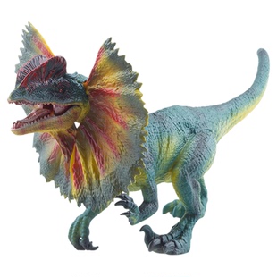 出口大号实心恐龙模型仿真双冠龙暴龙棘龙侏罗纪硬胶玩具手办摆件