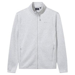 NEPA耐葩户外25秋冬新品男士拉绒保暖舒适全拉链夹克外套7L76140