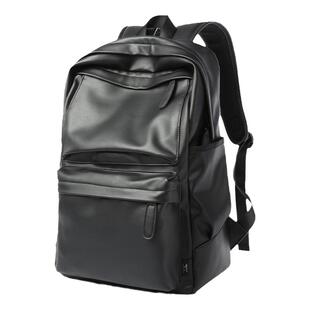 七匹狼男士皮质双肩包2026新款商务通勤背包休闲电脑包大容量书包