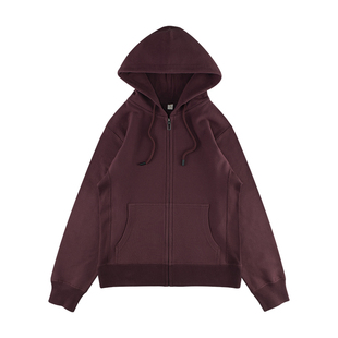 匹戏重磅拉链连帽卫衣开衫外套男女团体订做定制班服工作服文化衫