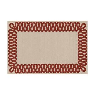 【品牌视频同款!】CCF 夜莺与玫瑰 现代风可机洗红地毯客厅可拆洗